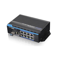 IPS208P –8-Port PoE Switch with Fiber backbone